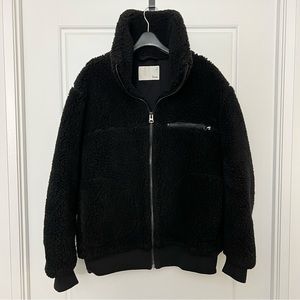 Aritzia Wilfred Free The Teddy Jacket - Black - XS